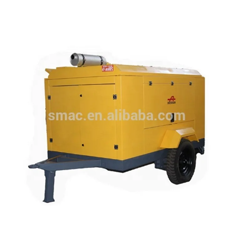 Портативный 3kw 10bar дизельный воздушный дыхательный компрессор Smpd-10/10