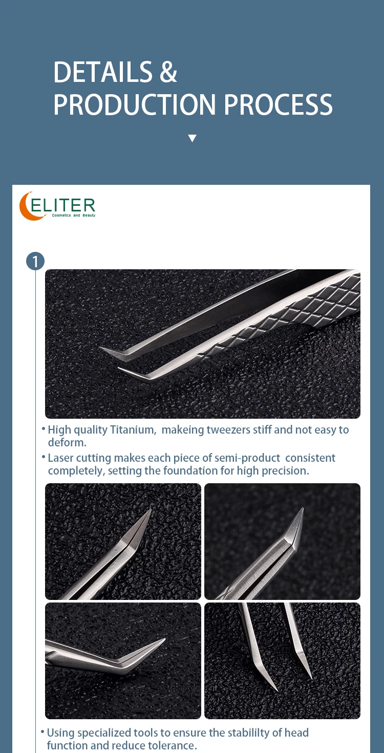 Glitter False Eyelashes Tweezer