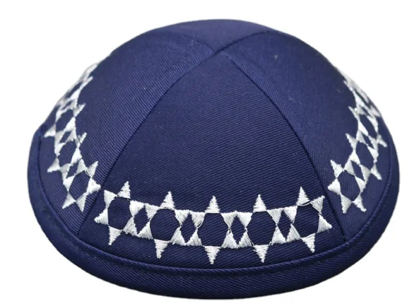 Belief Wholesale Kippah Jewish Kippot Custom Logo Yarmulke Jewish Cotton Linen Kippah Hat For Celebrating customized factory