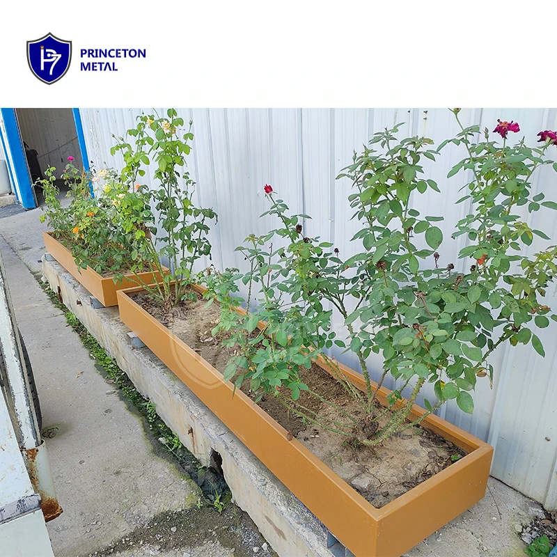 One Stop Service Divider Screen Artificial Flower Aluminium Planter