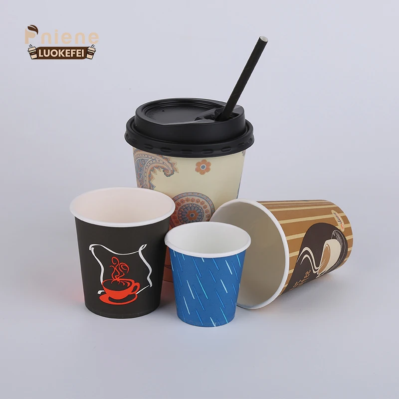 Factory Price Eco Friendly 100% Disposable Single Wall Paper Cup Custom Printed Paper Cup
