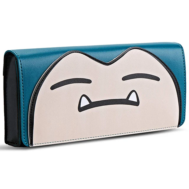 
Ultra slim portable leather bag with 5 game cartridges holders travel carry console for switch lite 