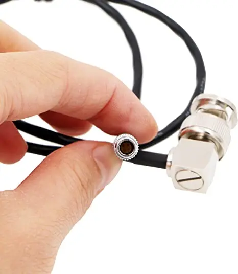 Red Epic Camera Time Code TC Cable Sound Devices Zoom F8 BNC To 4 Pin Power Cable