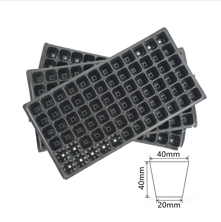 72 nursery cells  Factory Direct Produced High Quality Plastic Nursery Seedling Trays PET propagation tray