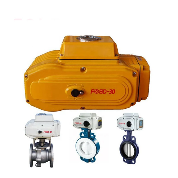China sale 30Nm 50Nm 10Nm 200Nm AC12 AC24V 220v electric actuator for valve