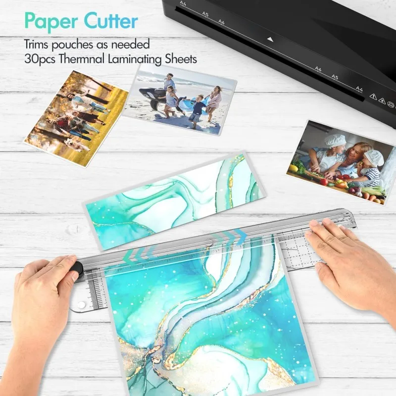 FNL001 A4 PVC Protective Film Documents Hot Press Laminating  Machine for Laminate Sheet