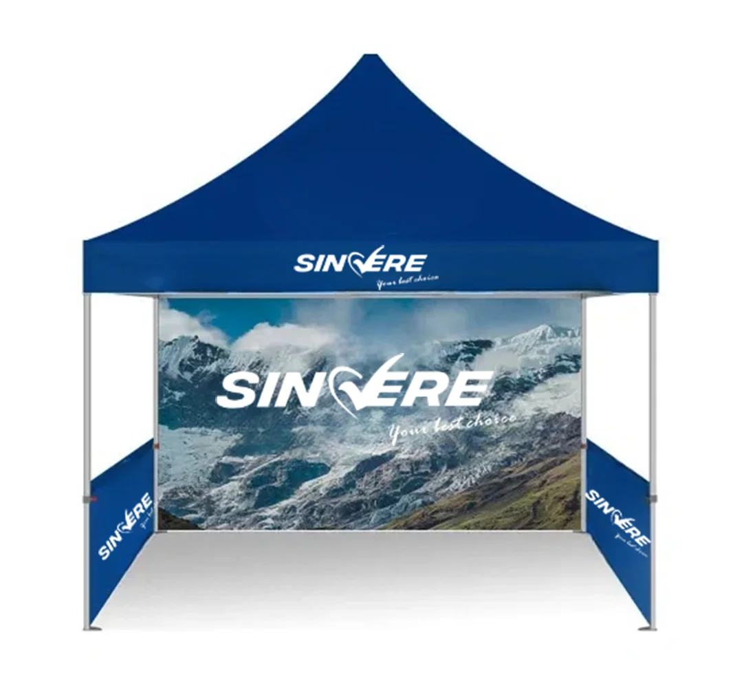 Outdoor Promotional Low Price Logo Printed Event Showing  Trade Show Tent Exhibition Event Pop Up Canopy Tent