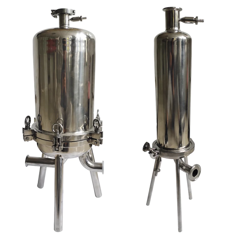Stainless steel 304 316  housing cartridge filter cartridge water filter housing water purification and fine filtration