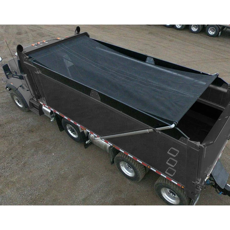 Самосвал прицеп брезент с сеточной подкладкой; Прокладки/Heavy Duty самосвал жестким виниловым покрытием ткань внутри двойной 6 дюймов карман