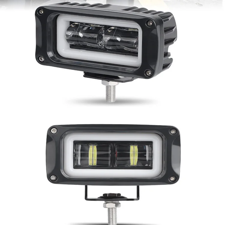 4' 6D Lens LED Light Bar Work Lamp 4x4 Offroad 40W 12V 24V Driving Running Barra Lights For Niva Lada 4x4 Uaz ATV Motorcycle