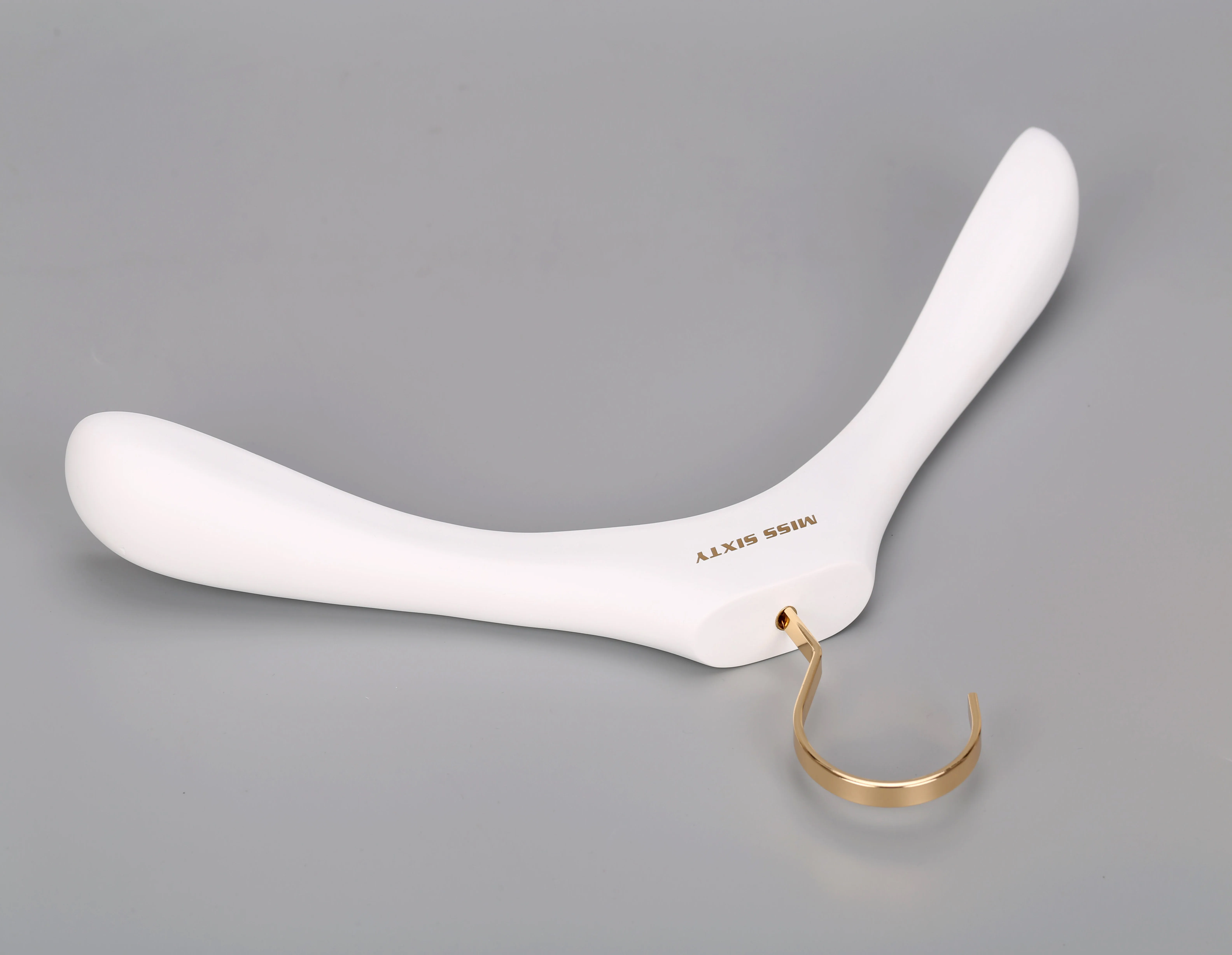 Custom logo luxury white color bikini hangers for display