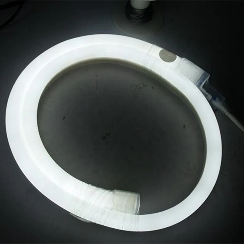 High quality led round light Tape 360 degree IP65 D18mm Pixel RGB WS2811 Addressable neon flexible strip Sign Factory Supply
