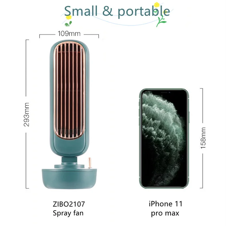 Handheld Mini Fan Cooling Air Conditioner Humidifier for Outdoor Household Desk Tower Fan Water Cool Mist Spray Fan