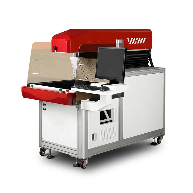 H3D-320 Automatic Co2 Metal Laser Tube Marking Machine Wood Labels Laser Marking Machine