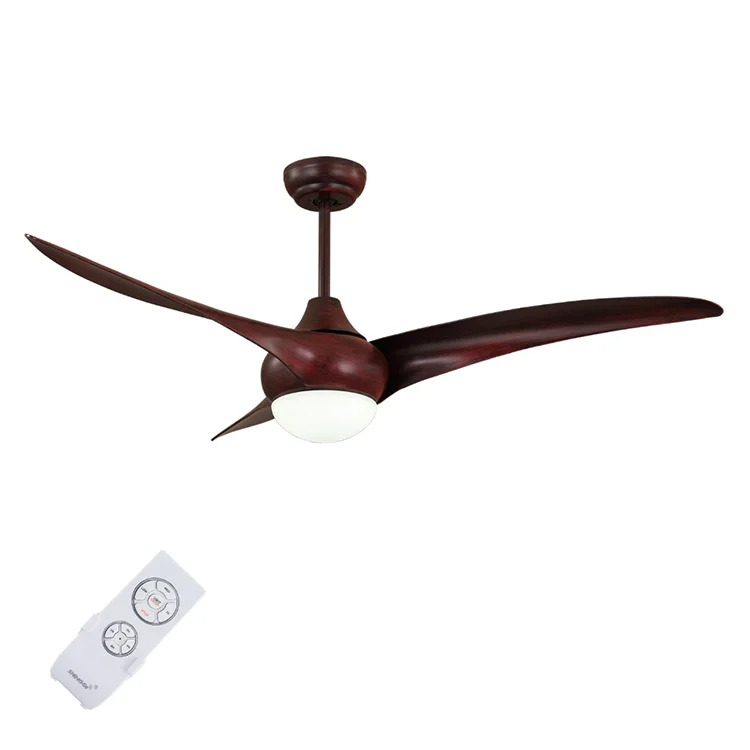 China Manufacturer Fancy Decorative Living Room ABS Plastic Ceiling Fan With LED Light