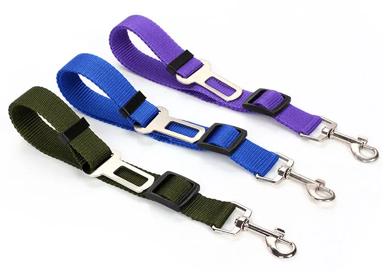 Adjustable Dog Nylon Car Seat Belt Cat Safety Leads Harness Vehicle Pet Dog Seat Car Seatbelt Harness Belt