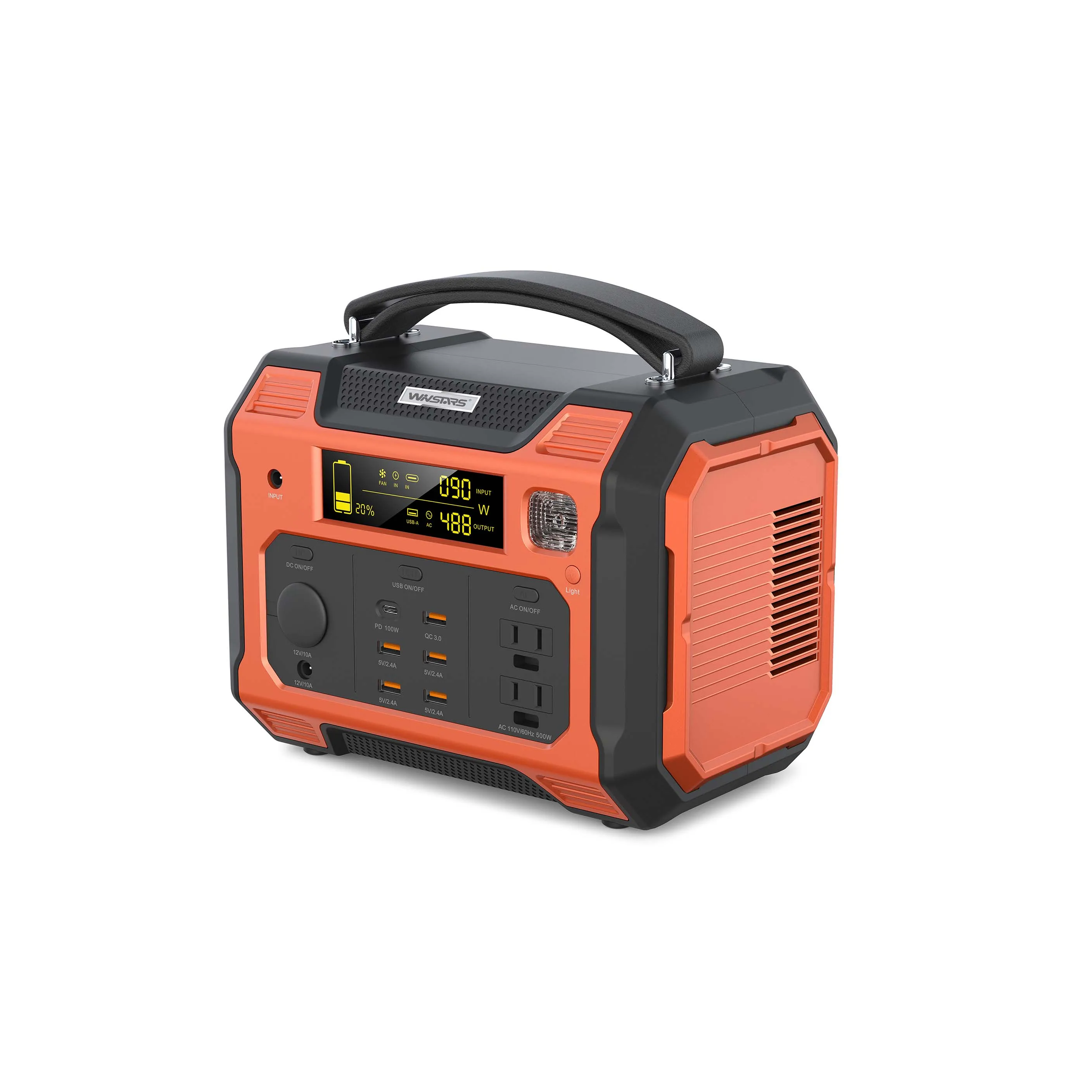 Huge Capacity 2000W 1997wh Portable Solar Power Station Inverter Generator for Outdoors Camping Travel Hunting Emergency