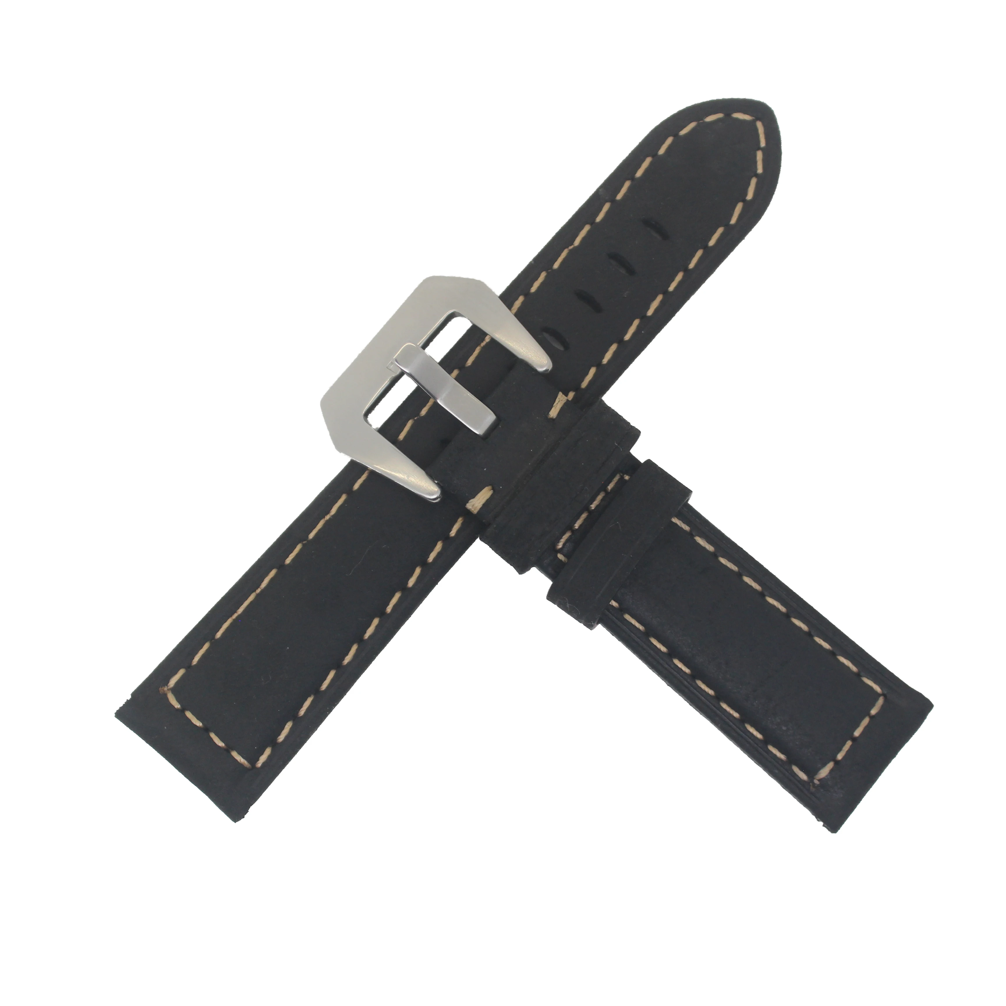 
Superior Qualified frosted watch with changeable genuine leather watch strap 