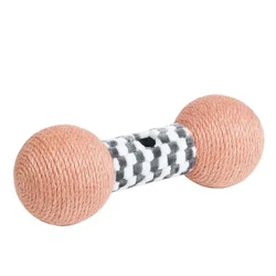Manufacturers wholesale Cat scratching board Dumbbell cat toy New product grinding claw amusing cat toy