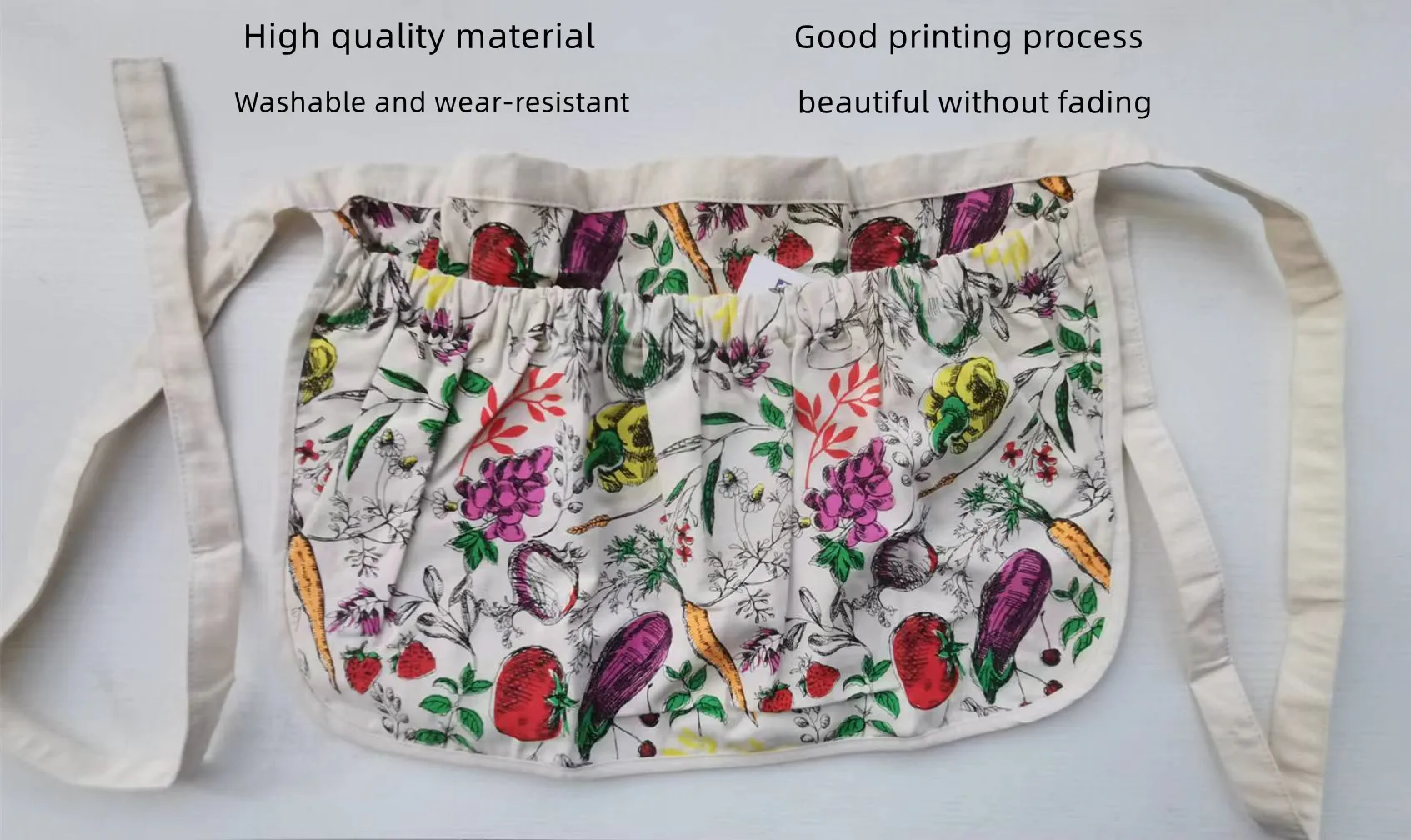 Фартук для сбора урожая фруктов и овощей на холсте с упаковкой оптовая продажа высокое количество хлопка