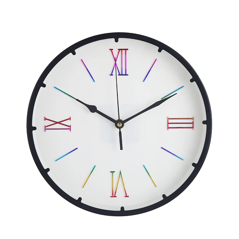 2023 Hot fashion creative living room wall clock home decoration 10 inch mechanical alarm clock wall clock home decor luxury