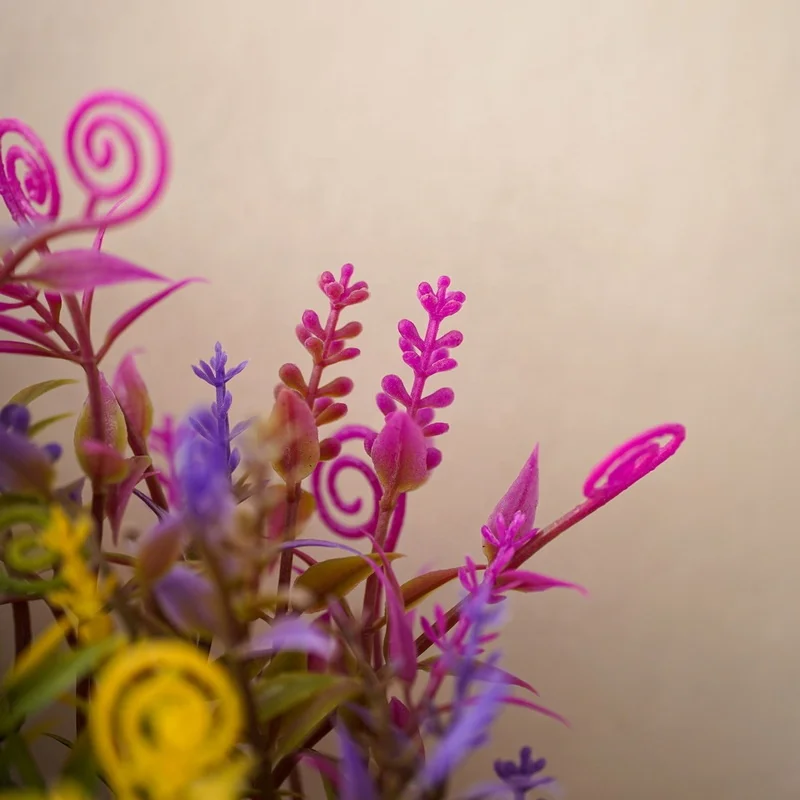 Starry Artificial Gypsophila Wreath Colorful Flower Wreath for Window Home Porch Farmhouse Patio Garden Decor