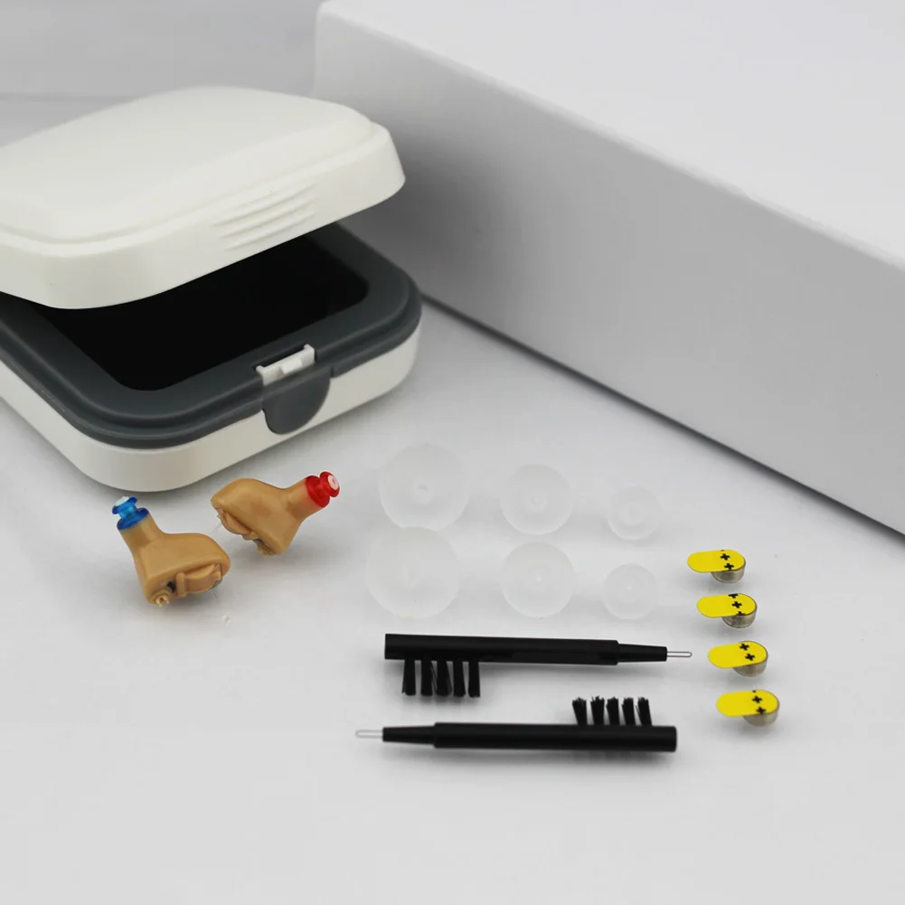 1668 china Red Nice Accessories Blue The Elderly Invisible Mini Hot Sell Amplifier Cic Digital Ear Sound Hearing Aid