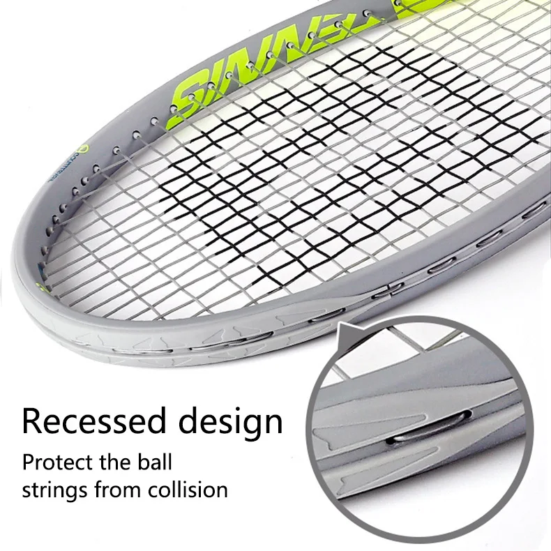 Wholesale Price Profesional Tennis Racket 27 Inch Tennis Racket With Bag Professional Carbon Gemini Tennis Racquet For Couple