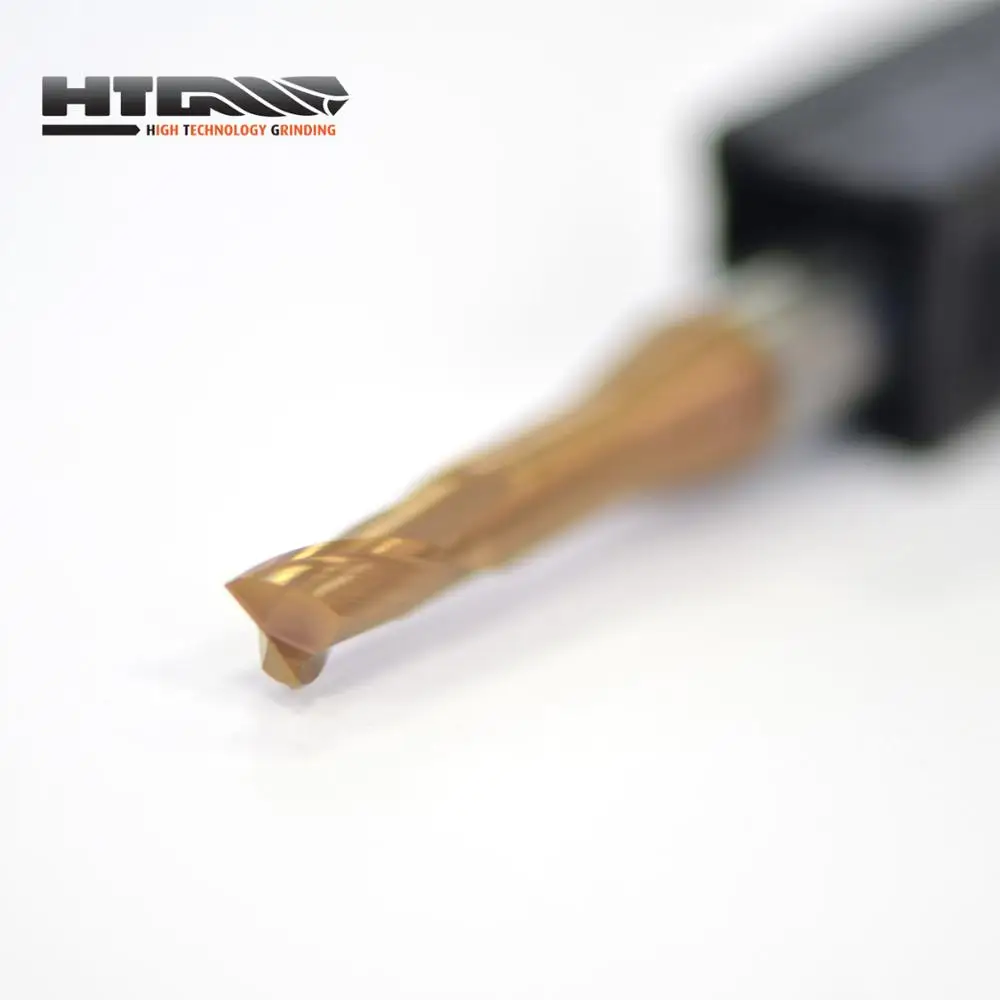  HTG лучшее качество карбида вольфрама 2 каннелюра с микро-торцевая фреза EMT5-0102C-L16-TS10 для нержавеющей стали