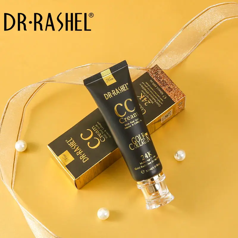 DR.RASHEL SPF 60 косметический крем отбеливающий крем для лица 24 карат Золотой коллагеновый CC крем