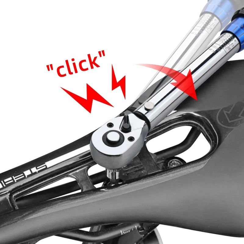 Hot Sale 1/4' 2-24nm Torque Wrench Combination Set 32pcs Bike Repair Maintenance Tool Set For DIY Workshop Household Garage