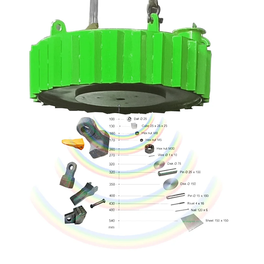 china supplier strong suspended conveyor belt magnetic separator