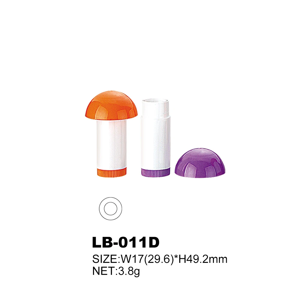 Lip Balm Tube Container Package Pink Fancy Shaped Customized Lipbalm Tube as Your Logo Design Shining Ps,plastic W21*h58.5mm