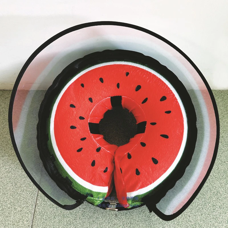 Pet Collar Inflatable Cone Collar Large Medium Small Adjustable Donut After Surgery Prevent Bite Scratch