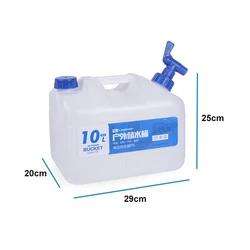 Desert Fox Camping Bucket 10L/15L/18L/23L Water Container Bottle Car Buckets With Tap Outdoor Hiking Picnic Water Storage Tank