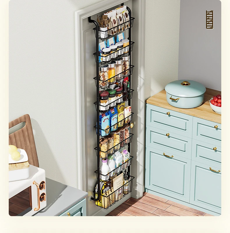 Movable Height Metal Hanging Basket For Kitchen