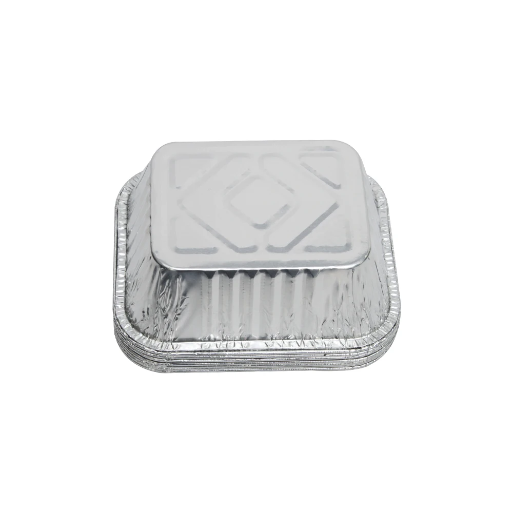 Recyclable Easy Takeaway Disposable 8011 Raw Material for Aluminium Foil Food Container