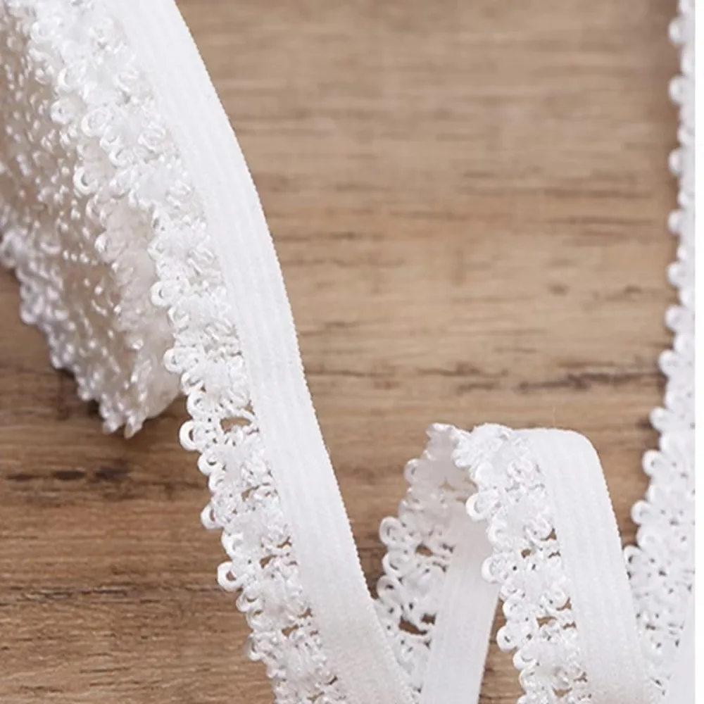 Elastic High-stretch Nylon Tooth Thin Knitted Underwear Trim Elastic Band for Bra Underwear Pants Shoes Hat