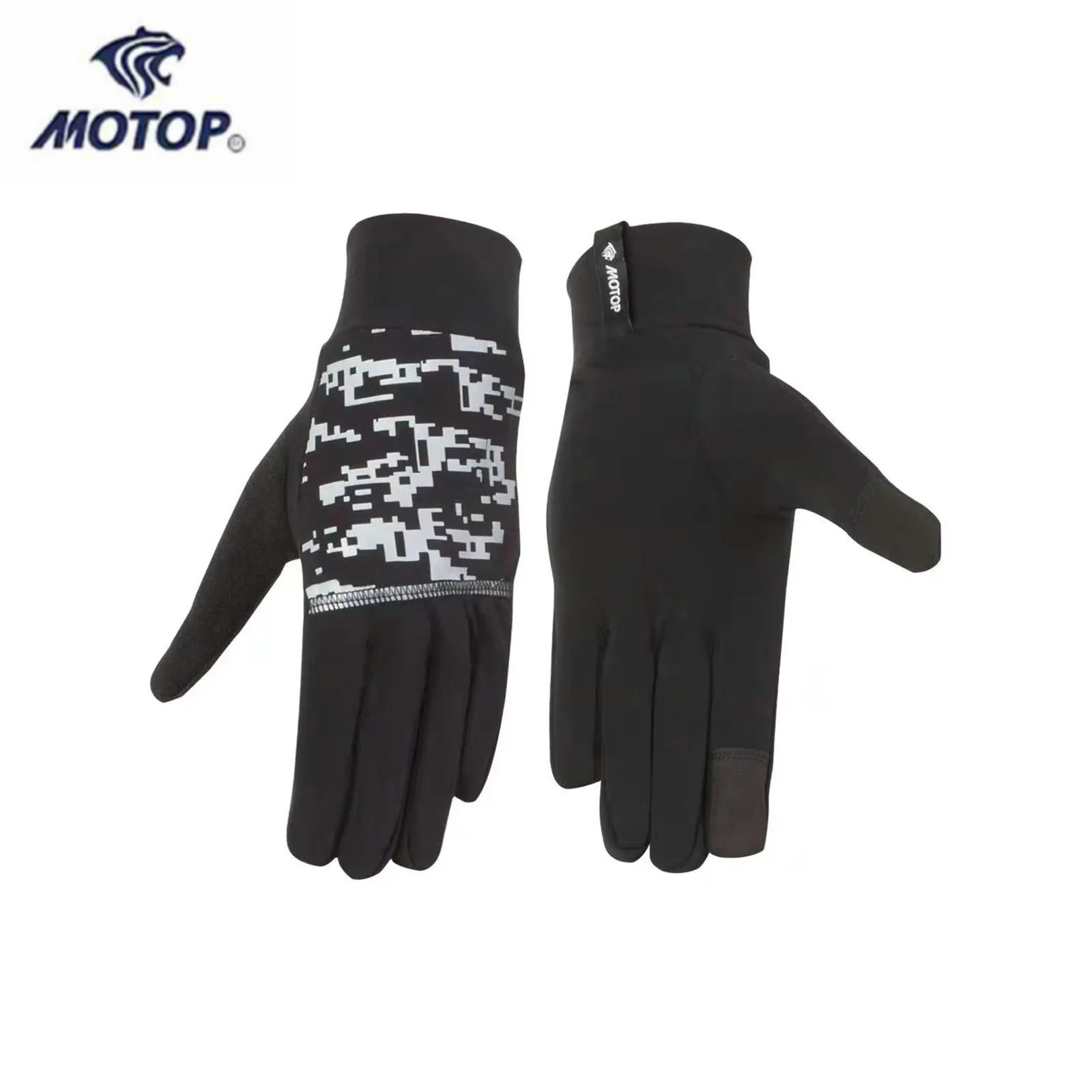 Светоотражающая легкая спортивная тонкая перчатка для бега с сенсорным экраном