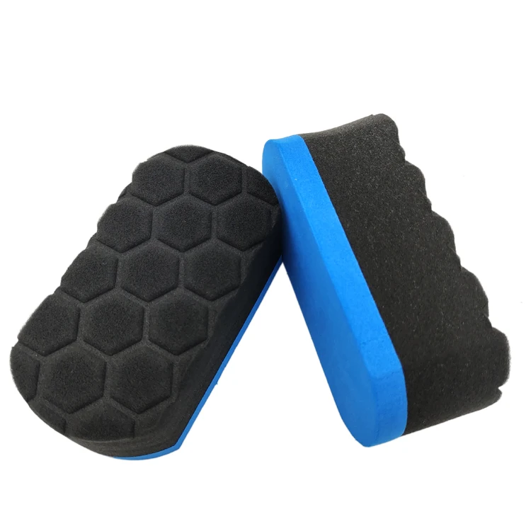 Blue and Black Thick Car Wash Sponge Detailing Car Cleaning Auto Care Maintenance Wax Foam Polishing Pad Car Detailing