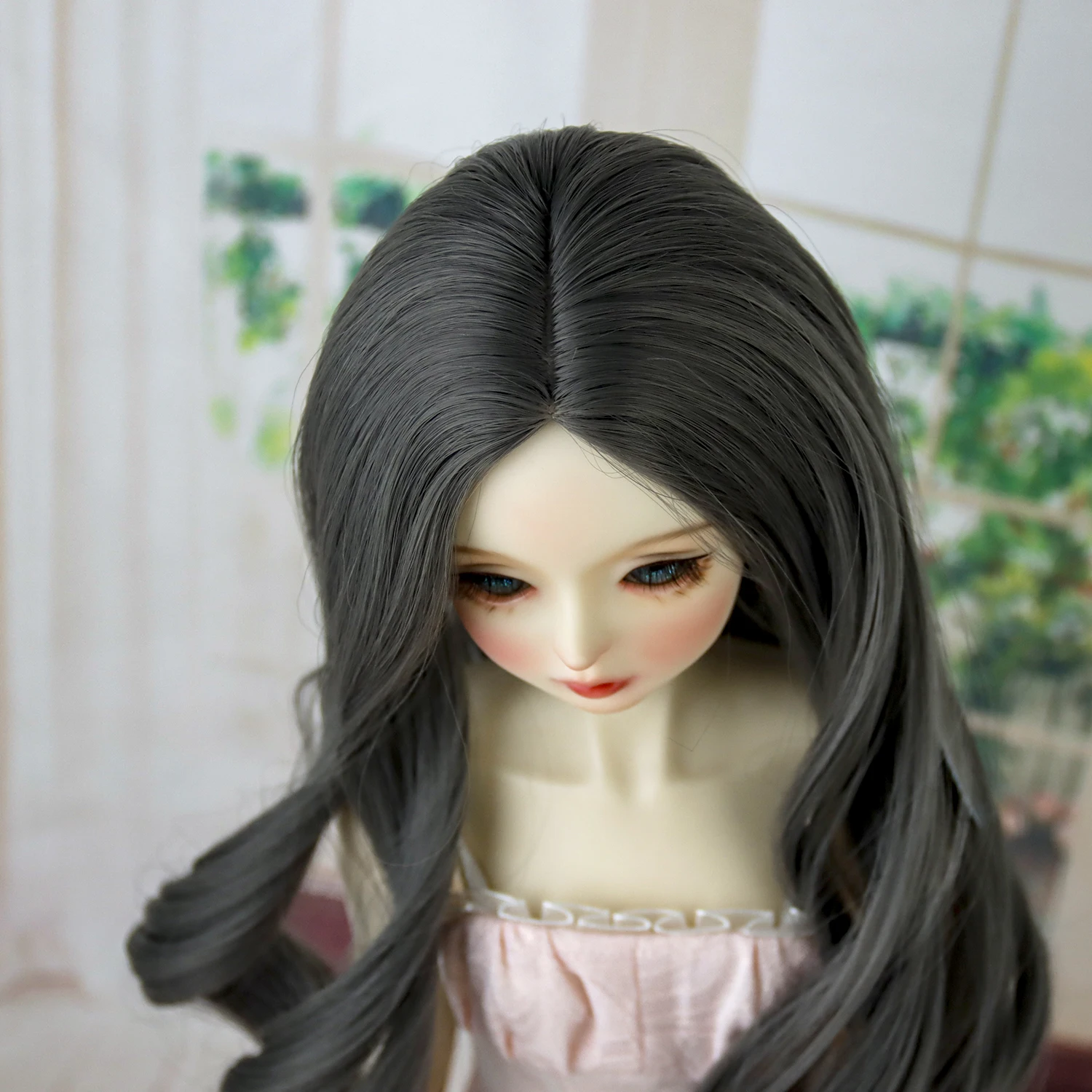 1/3 BJD SD Wigs Short Curly Synthetic Fiber Hair