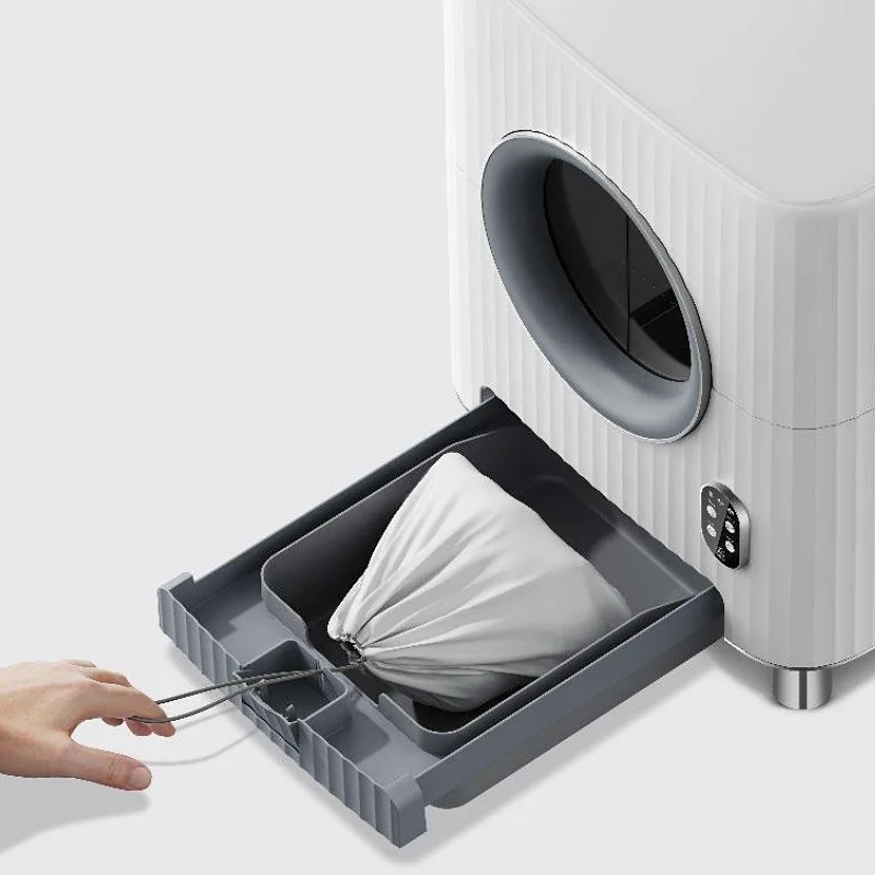 Auto Electric Cat Toilet Cleaning Sets Tuya APP Self-cleaning Smart Pet Automated Robot Cat Litter Box