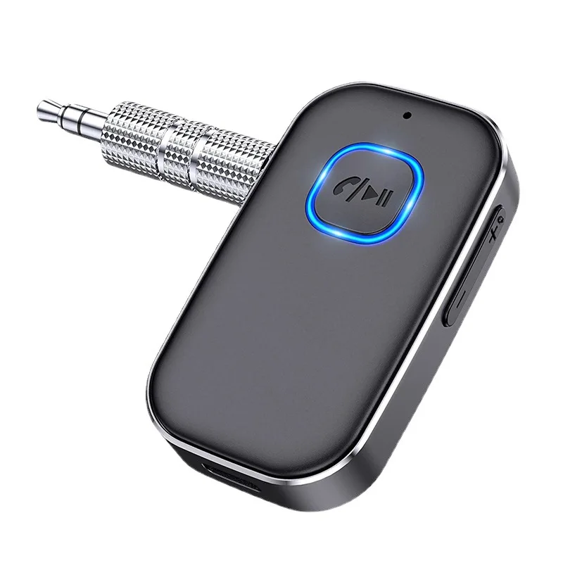 16H hours Bluetooth AUX Adapter Music Receiver for car Hands-Free J22 bluetooth 5.0 receiver 3.5mm jack bluetooth handsfree