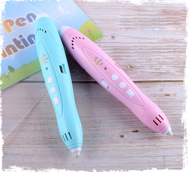 Jumon Children Kids Diy Printing LED Pencils Printer Draw Gel Arts Crafts Toys for Cute Novelty Gift Professional 3D Pen