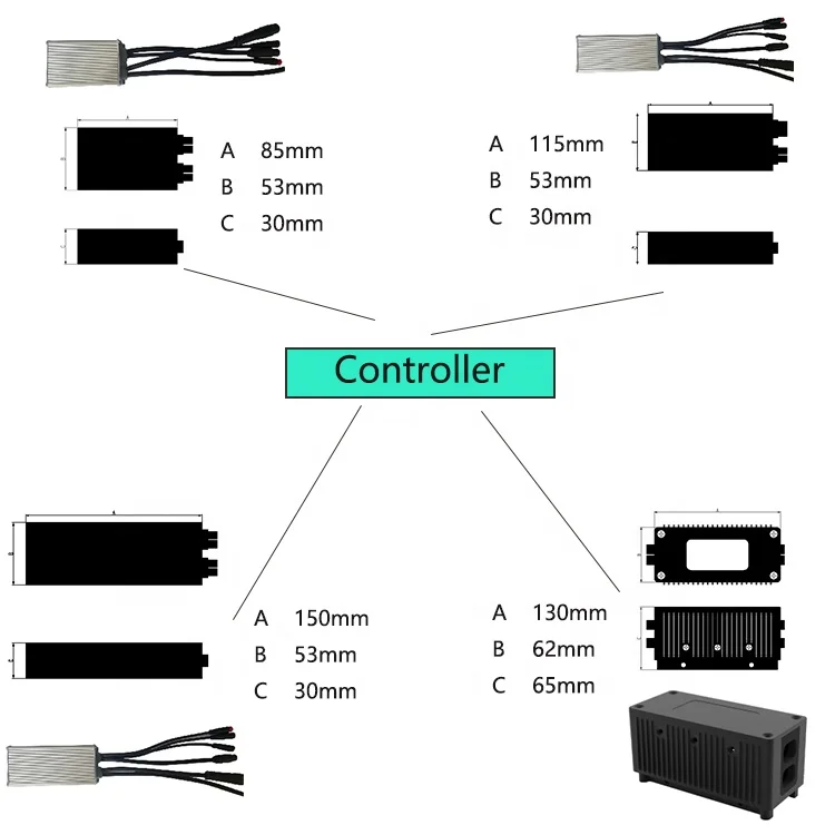36v High Power New Electric Brushless Ipx6 Front Drive Wheel 36v 250w Bldc Hub Motor
