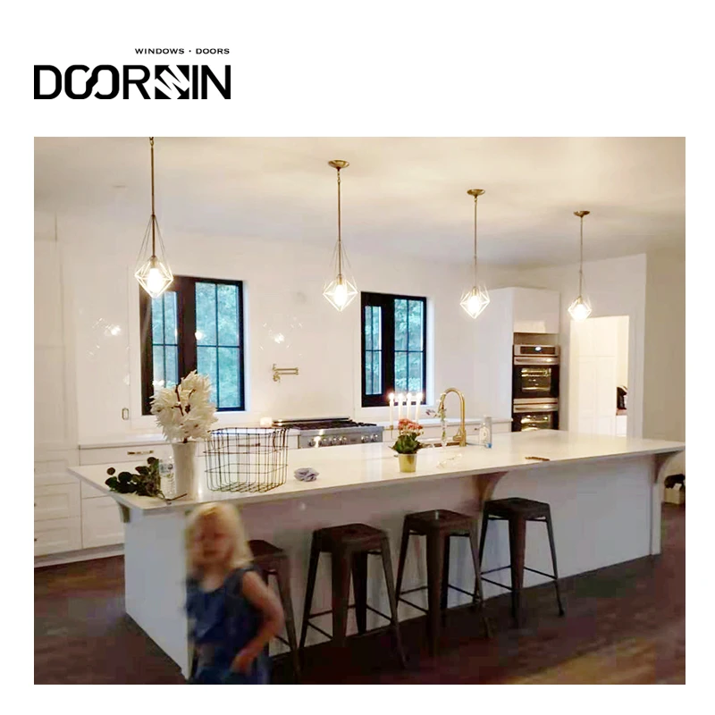 Doorwin Residential Quebec Canada Project High Quality Thermal Break Aluminum Tilt And Turn Window