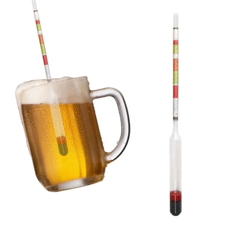 Triple Scale Hydrometer For Home brew Wine Beer Cider Alcohol Testing 3 Scale