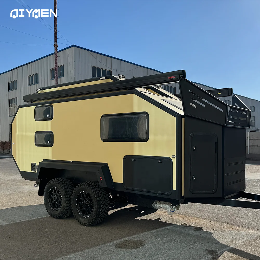 Китайский рекреационный Автомобиль RV Campervan туристические прицепы буксируемые кемпинг роскошный фургон из стекловолокна