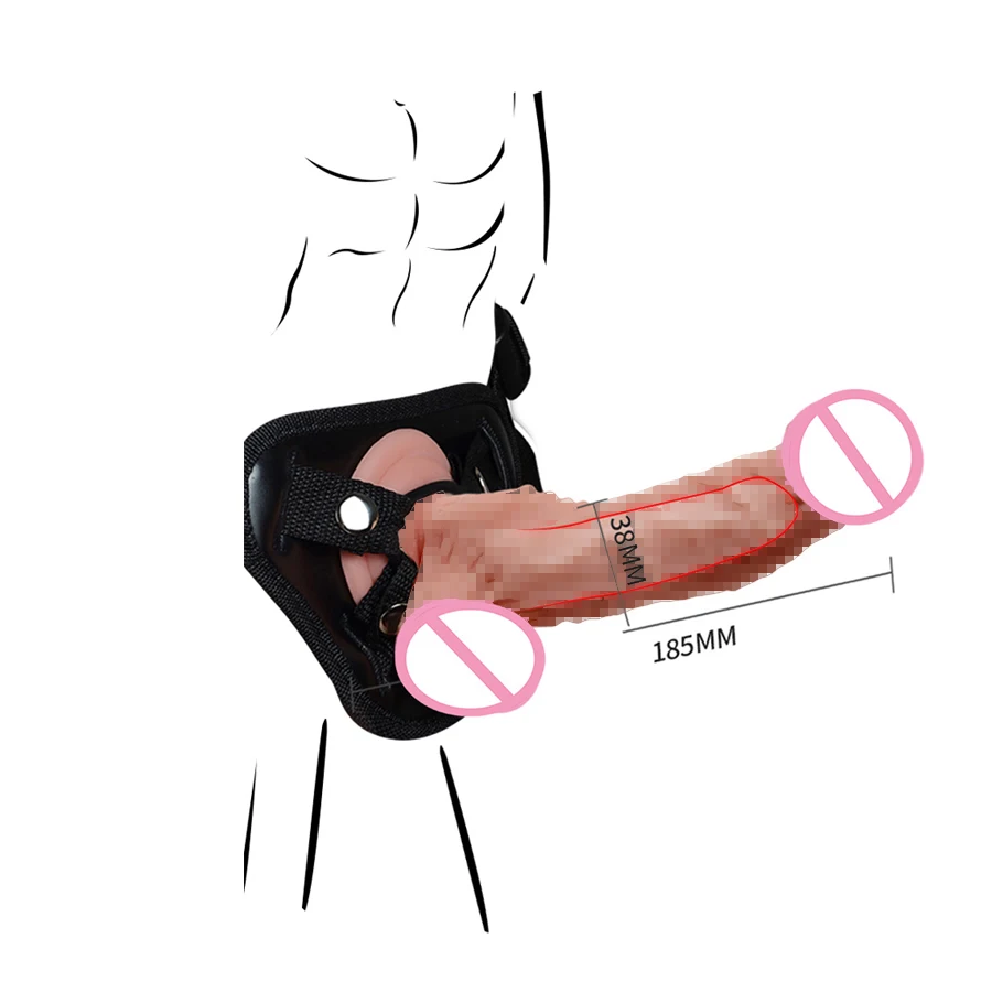 Strap On Hollow Dildo for Men Silicone Dildos Con Arnes Hollow Strapon Realistic Penis for Men with Belt