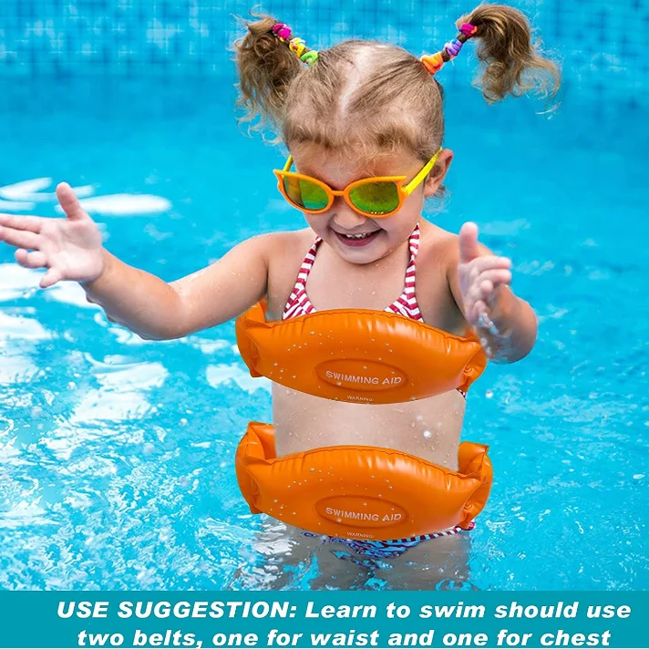 Adjustable Float Plate Training Equipment Buoyancy Band Ring Inflatable Swimming Belt Waist